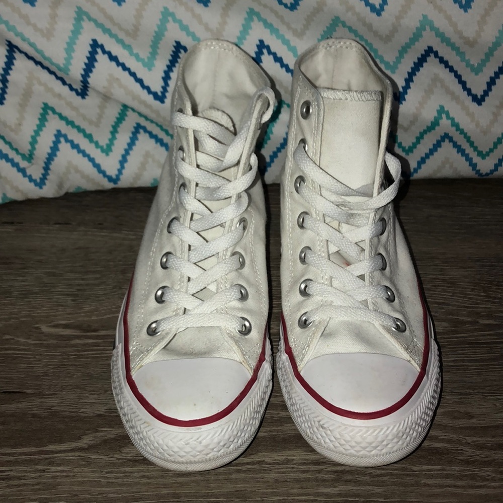 White high top converse